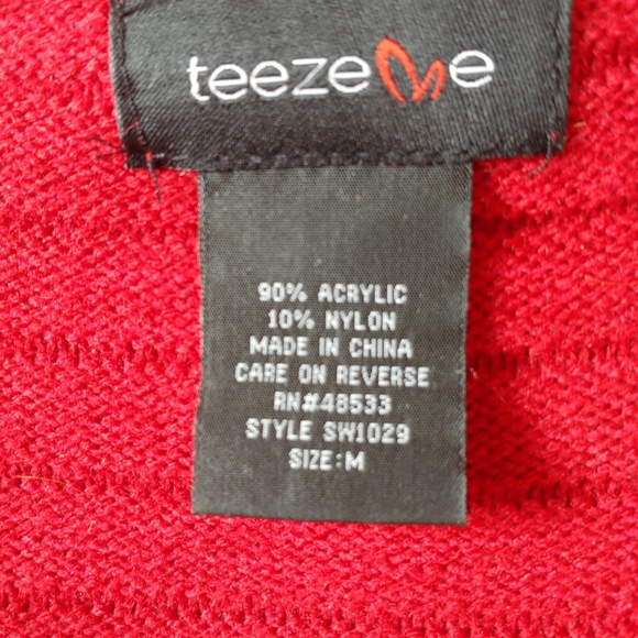 Tease Me red sweater dress - Picture 4 of 6